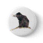 Bear and Dragonfly buttons