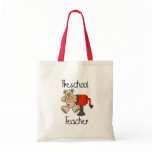 Bear and Sharpener Preschool Teacher Tote Bag