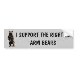 Bear arms Grizzly Bear bumper stickers