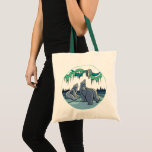 Bear Art Tote Bag Wildlife Art Shopping Bag