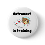 Bear Astronaut in Training buttons