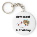 Bear Astronaut in Training Keychains