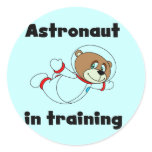 Bear Astronaut in Training Tshirts and Gifts Sticker