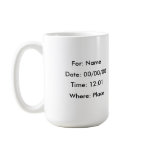 Bear Baby Shower Invite Mug