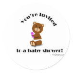 Bear Baby Shower sticker