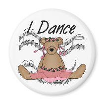 Bear Ballet Dancer Magnet