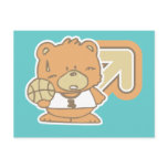 Bear Basketball Tshirts and Gifts postcards