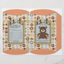 Bear Bear Boy Puff Box Template Custom Flyer