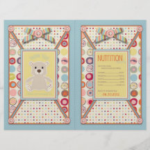 Bear Bear Popcorn Wrapper Flyer Design