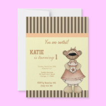 Bear Birthday Invitation