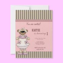 Bear Birthday Invitation