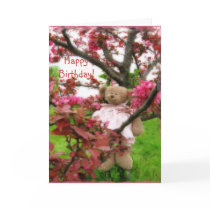 Bear Blossums, Happy Birthday! Card