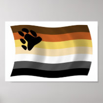 Bear Brotherhood Flag Poster Print