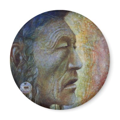 BEAR BULL SHAMAN MAGNET by themystic