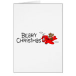 Bear Christmas Aeroplane cards