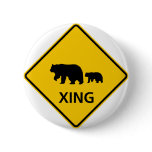 Bear Crossing Highway Sign Buttons