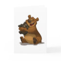 Bear & Cub Card (Blank Inside)