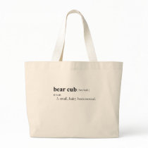 BEAR CUB (definition) Canvas Bags