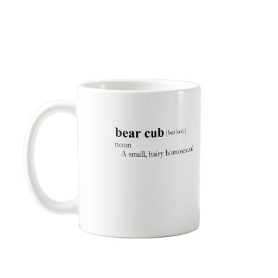 BEAR CUB (definition) Mugs by gay_pride