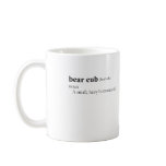 BEAR CUB (definition) mugs