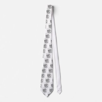 Bear Cubs Running from Swarm of Bees Neckties by pinkalmond