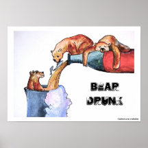 Bear Drunk Poster