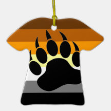 Bear Flag Ornament