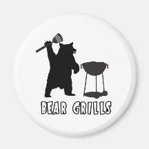 Bear Grills - take on Bear Grylls Magnets