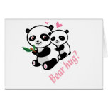bear hug greeting card