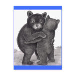Bear Hug. Two bears hugging out in nature
