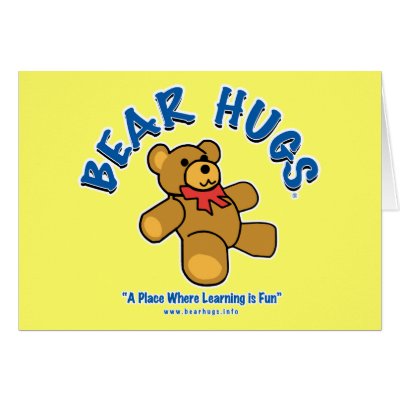 Bear Hugs Card by BearHugsPreschool