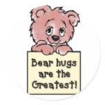 Bear Hugs stickers