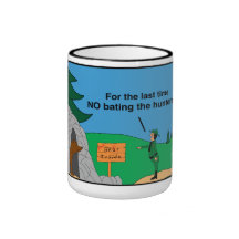 Bear hunting coffee mugs