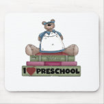 Bear I Love Preschool Mouse Mat