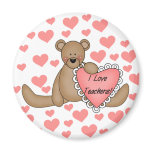 Bear I Love Teachers Magnets