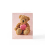 bear i luv u note card