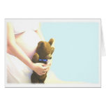 Bear in Big Blue Ribbon Cards