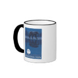 Bear in Moonlight - Mount St. Helens, Coffee Mug