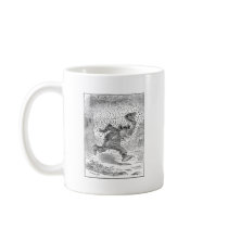 Bear is Chased by a Swarm of Angry Bees Mugs