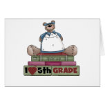 Bear Love 5th Grade Greeting Cards