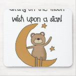 Bear, Moon, and Stars mousepads