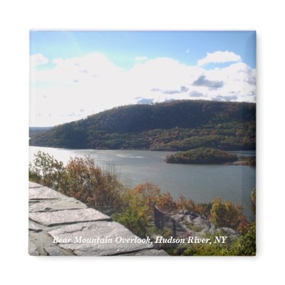 Bear Mountain Overlook, Hudson River, NY Magnet by lacarf