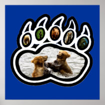 Bear Paw Poster