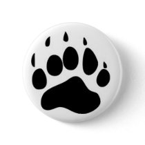 Bear Paw Print Buttons