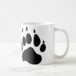 Bear Paw Print Coffee Mugs