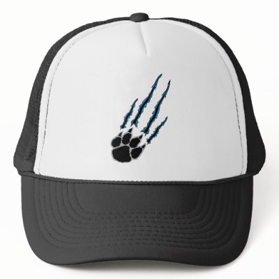 Bear Paw Rip Trucker Hats by alternateworlds