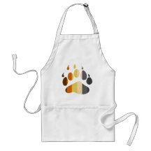 Bear Paw Stripe Apron
