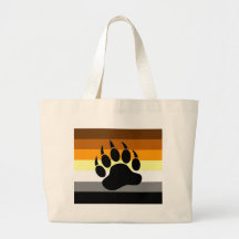 Bear Pride Paw Canvas Bag