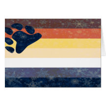 Bear Pride Snowflake Card