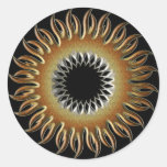 Bear Pride Tribal Sun Sticker